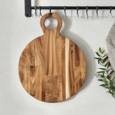 Casa Pizza de madera de acacia cáscara para hornear pan Todo el tiempo charcutería Paddle