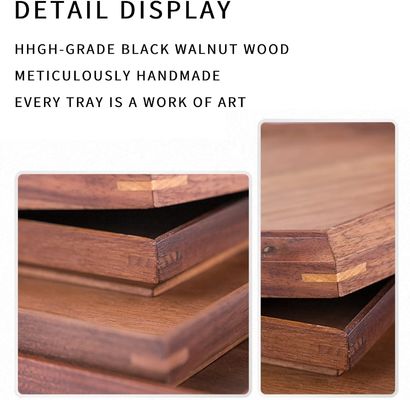 OEM ODM Acceptado Conjunto de bandejas de madera para la entrega de madera personalizada y rápida