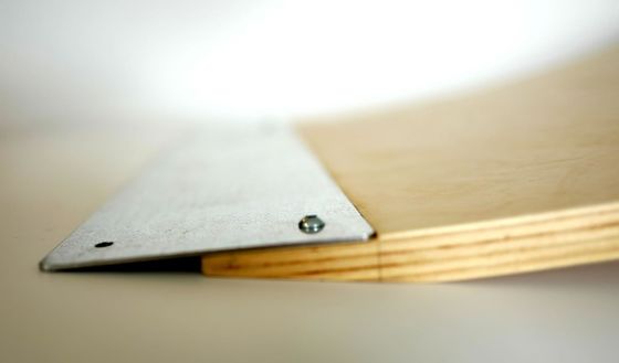 7.9" Rampa de lanzamiento de madera quemada para patinetas bicicletas rodillos y coches de RC caja de madera plana