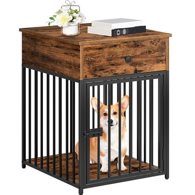 Caja para mascotas de interior Fin de mesa Cenila para perros decorativa con cajón y forma personalizada en blanco