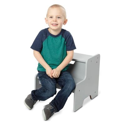 Gran cantidad de taburetes de escalones de madera ahorrando espacio Esencial elección superior para muebles para niños