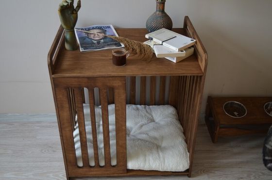 Cabina interior debe tener ahorrar espacio con la demolición de lujo Muebles de caja de perro de madera