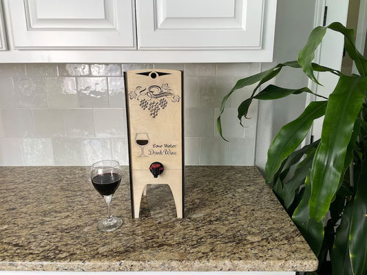 Muestra de caja de vino de madera para múltiples tamaños de cajas Portador de caja de vino hecha a mano