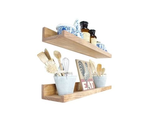 Logotipo personalizado Acceptable Repisal flotante de pared de madera para decoración de la casa exquisita