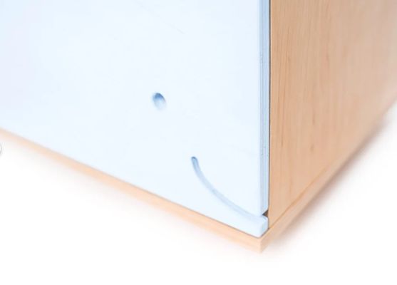 Caja de juguete de madera en ruedas personalizada según su solicitud para la organización de juguetes para niños