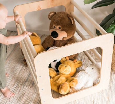 Equipo de juegos de madera para niños pequeños Cubo de escalada ventaja de gran cantidad