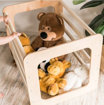 Equipo de juegos de madera para niños pequeños Cubo de escalada ventaja de gran cantidad