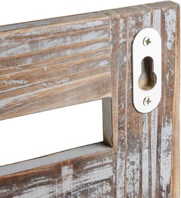 Muebles de sala de estar modernos Estantes montados en la pared de madera Logotipo personalizado en gran cantidad