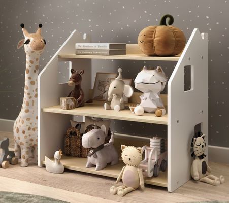 Muebles Montessori de diseño moderno ventaja de gran cantidad para estantería de niños