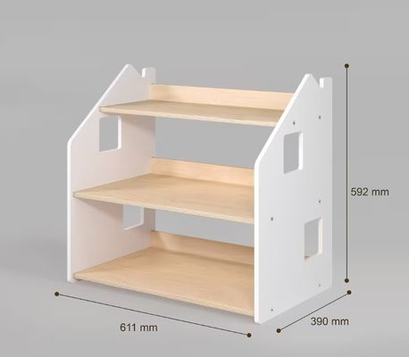 Muebles Montessori de diseño moderno ventaja de gran cantidad para estantería de niños