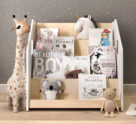 Muebles Montessori de diseño moderno ventaja de gran cantidad para estantería de niños