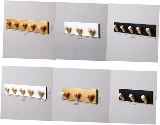 Tabla de hierro de llave de gancho rústica montada en la pared para edificio de oficinas 7.75 "L x 7.75" W x 48.5 "H