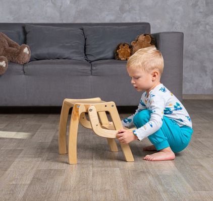 Estilo de diseño moderno 2 en 1 convertible silla de taburete paso perfecto para niños y niños pequeños