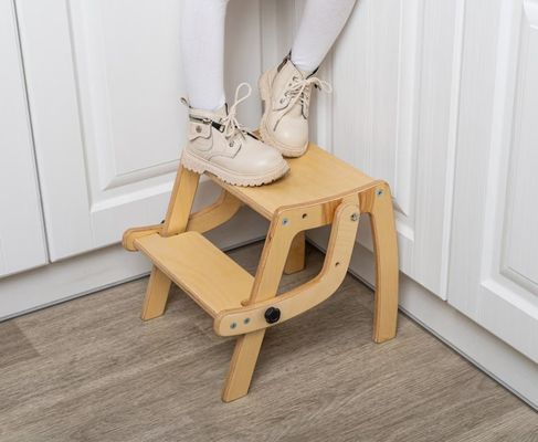 Estilo de diseño moderno 2 en 1 convertible silla de taburete paso perfecto para niños y niños pequeños