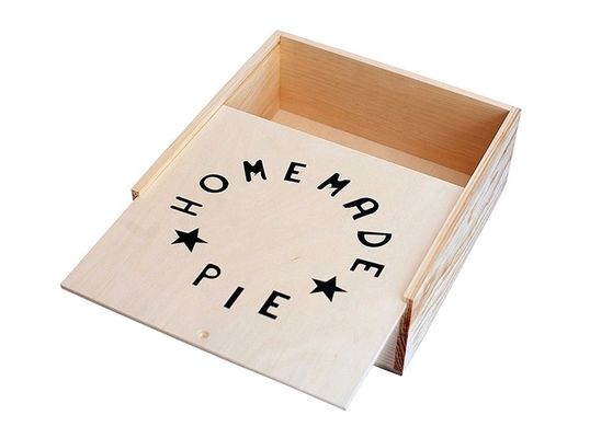 Candela epoxi acrílica vacía de lujo caja de almacenamiento de madera logotipo personalizado grande para el arte 24 x 19 x 7,5 cm