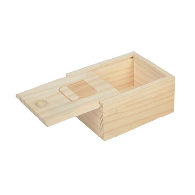 Candela epoxi acrílica vacía de lujo caja de almacenamiento de madera logotipo personalizado grande para el arte 24 x 19 x 7,5 cm