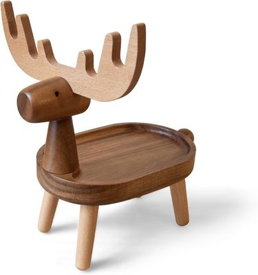 Home Decorativa bandeja de madera con forma personalizada 7.75 "L x 7.75"