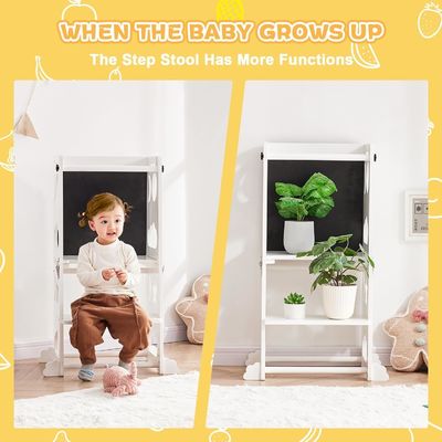 Muebles de la sala de estar Niños Cocina Paso taburete para el aprendizaje Torre de pie