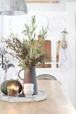 Número de niveles de mesa de madera rústica de 12 pulgadas para la mesa de café de la granja