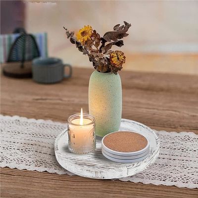 Número de niveles de mesa de madera rústica de 12 pulgadas para la mesa de café de la granja