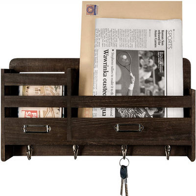 Estante montado en la pared Ropa colgante portador de llaves para la pared logotipo decorativo personalizado