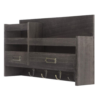 Estante montado en la pared Ropa colgante portador de llaves para la pared logotipo decorativo personalizado