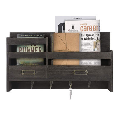 Estante montado en la pared Ropa colgante portador de llaves para la pared logotipo decorativo personalizado