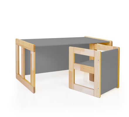 Silla de mesa Montessori funcional y de ahorro de espacio para muebles de dormitorio para niños