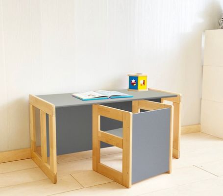 Silla de mesa Montessori funcional y de ahorro de espacio para muebles de dormitorio para niños