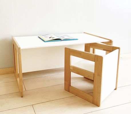Silla de mesa Montessori funcional y de ahorro de espacio para muebles de dormitorio para niños