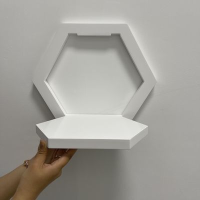 PANEL ahorrador de espacio Estante de madera para exhibir flores y organizar artículos para el hogar