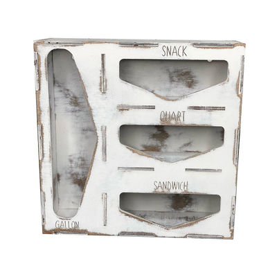 Conveniente organizador de bolsas con tapa con bisagra Impresión personalizada para todas sus soluciones de almacenamiento