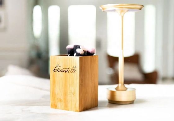 Contenedor de caja para lápices y lápices de estilo moderno de madera