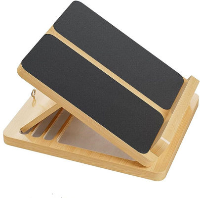 Tabla de inclinación ajustable para el estiramiento de la pantorrilla y la flexibilidad del tobillo Tabla inclinada de madera