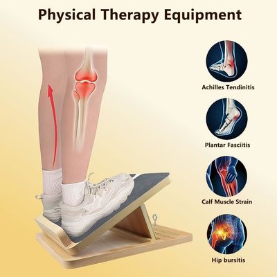 Tabla de inclinación ajustable para el estiramiento de la pantorrilla y la flexibilidad del tobillo Tabla inclinada de madera