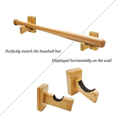 Estante de pared para bates de béisbol y softbol
