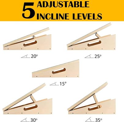 Mejora tu rutina de ejercicios con esta tabla de inclinación profesional y estirador de pantorrilla