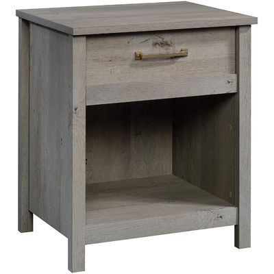 Mesa de noche de madera maciza con cajón de almacenamiento tamaño personalizado Sofá de lado Mesa de lado de la cama