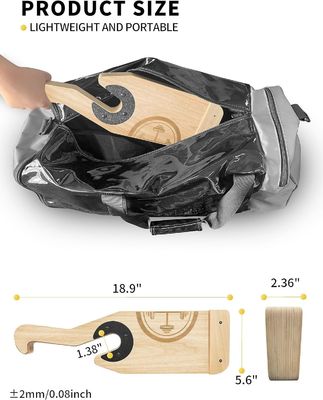 Manija antideslizante de madera para el levantamiento de pesas