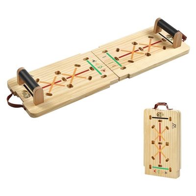 Diseño personalizado de madera sólida Push Up Kit de tablero con placas de barra de resistencia de bandas conjuntos