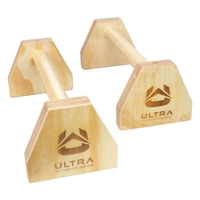 OEM/ODM 202405 Ultra Fitness Parallettes de madera para asientos L y empujones de pie de mano