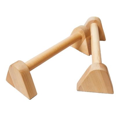 Logotipo personalizado Musculo de madera Push up Stands para Calisthenics Equipo de gimnasio de entrenamiento