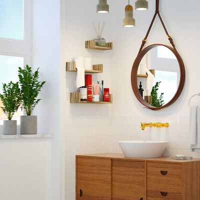 Estante de almacenamiento de diseño moderno montado en la pared Decoración para el hogar Organizador de muebles de exhibición