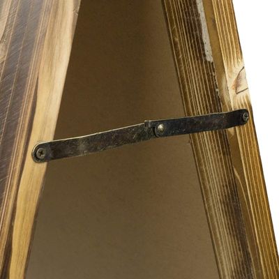 Tablero de cal para menús de cafeterías y restaurantes de madera quemada