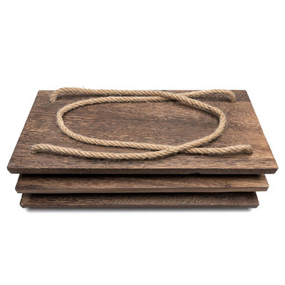 Ventaja de alta cantidad Cuina colgante de madera maciza personalizada Estante de pared rústico