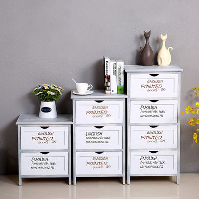 Moderno estilo francés Tallboy Cuadro de cajones con 4 cajones Logotipo personalizado aceptado