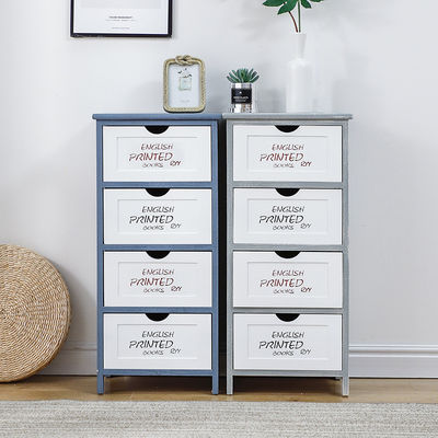 Moderno estilo francés Tallboy Cuadro de cajones con 4 cajones Logotipo personalizado aceptado
