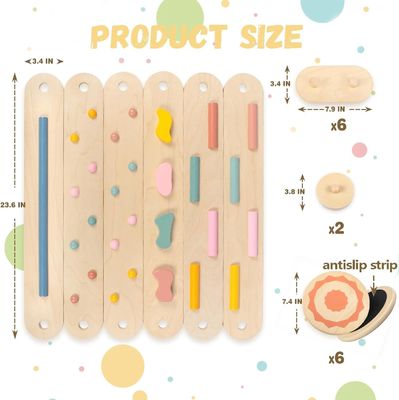 Muestra gratuita de vigas de equilibrio para niños pequeños y escalones para la construcción de coordinación