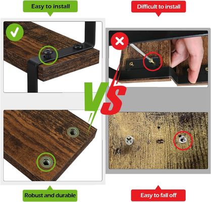 Función de soporte de pantalla de madera Ahorrar espacio 3 Niveles Cuenta de cocina organizador de rack de especias