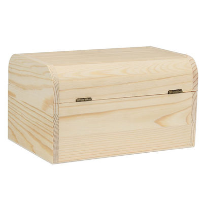 Últimas Populares Cajas de Regalo de Tesoros de Madera de lujo sin terminar para proyectos de arte DIY